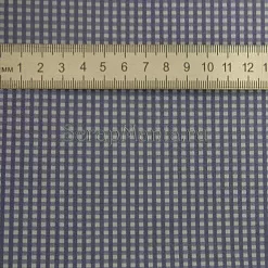 Отрез ткани "Голубая клетка"  50х110 см (Stoff, 4514)