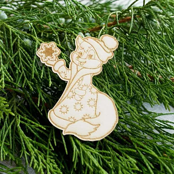 Чипборд "Лисичка", 4,5х5,47 см (LeoMammy) Чипборд "Лисичка", 4,5х5,47 см (LeoMammy)