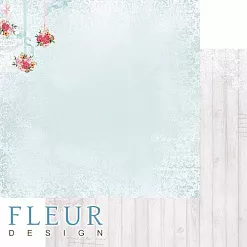 Набор бумаги 15х15 см "Зефир", 24 листа (Fleur-design)