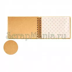 Блокнот "Скрапмания" 10,5х14,5 коричневый (Mark's)