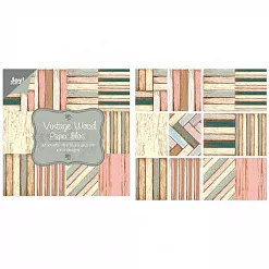 Набор бумаги 30х30 см "Vintage wood. С. Старый паркет", 48 листов (Joy crafts)