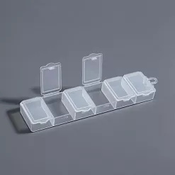 Контейнер для мелочей 6 ячеек, цвет прозрачный (Сима, 9863198)