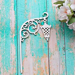 Украшение из чипборда "Фонарь" (ScrapКрым)