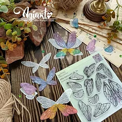 Штамп "На крыльях №2", 6х2 см (AgiArt)