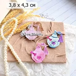 Нож "Дамские штучки. Духи", 3,8х4,3 см (ScrapMania) Нож "Дамские штучки. Духи", 3,8х4,3 см (ScrapMania)