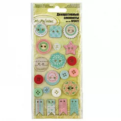 Набор пуговиц "Раннее утро" (Mr.Painter)