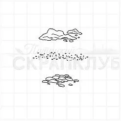 Штамп "Почва под ногами", 0,9х4,5 см (Скрапклуб) Штамп "Почва под ногами", 0,9х4,5 см (Скрапклуб)