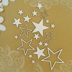Чипборд "Звездный", 6х6 см (Scrapiki)