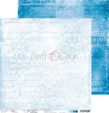 Бумага "Blue Mood 03" (CraftO'clock)