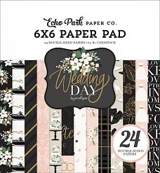 Набор бумаги 15х15 см "Wedding day" (Echo Park) Набор бумаги 15х15 см "Wedding day" (Echo Park)