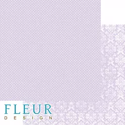 Набор бумаги 20х20 см "Шебби Шик Базовая 2.0", 12 листов (Fleur-design)