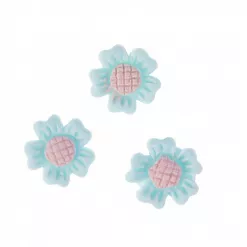 Акриловое украшение "Лютик", цвет тиффани (АртУзор) Акриловое украшение "Лютик", цвет тиффани (АртУзор)