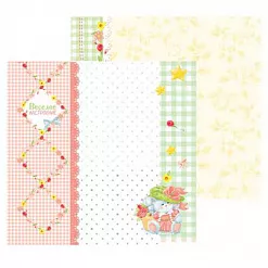 Бумага 15х15 см "Веселое настроение. Зайка в шляпке" (АртУзор)