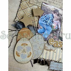 Набор булавок "Крафт звезды и стрелки" (Maya Road)