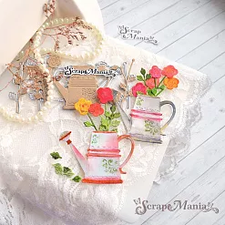 Нож "Цветочный комплимент. Садовая лейка", 4,5х6,5 см (ScrapMania)