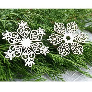 Чипборд "Снежинки большие", 6х5,4 см (LeoMammy) Чипборд "Снежинки большие", 6х5,4 см (LeoMammy)