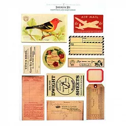 Карточки для вырезания А5 "Эфемера 2" (Дом Старцевых)