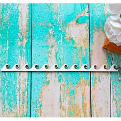 Украшение из чипборда "Волны" (ScrapКрым)