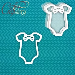 Украшение из чипборда "Шейкер. Бодик малыша большой" (CraftStory)