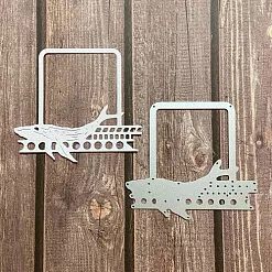 Нож "Рамка с китом", 7,8х7 см (Scrapman) Нож "Рамка с китом", 7,8х7 см (Scrapman)