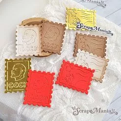 Нож "СССР. Советские марки. Ленин", 3,1х4 см (ScrapMania)