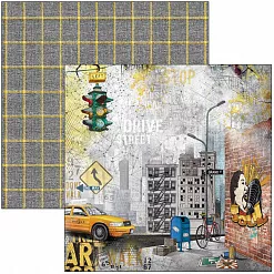 Набор бумаги 30х30 см "Hipster", 12 листов (Ciao bella)