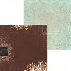 Бумага 30х30 см "Школа. Лист 03" (Scrapodelie)