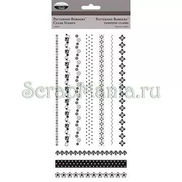 Набор штампов TPС Studio "Бордюры"