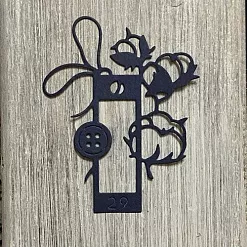 Нож "Хлопковые истории 10", 7х8,5 см (ArtScrap) Нож "Хлопковые истории 10", 7х8,5 см (ArtScrap)