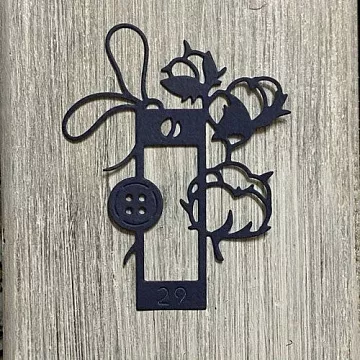 Нож "Хлопковые истории 10", 7х8,5 см (ArtScrap)