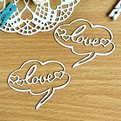 Набор украшений из чипборда "Мысли. Love... Love..." (Матрешка) Набор украшений из чипборда "Мысли. Love... Love..." (Матрешка)