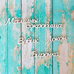 Набор украшений из чипборда "Мамины сокровища. Малый" (ScrapКрым) Набор украшений из чипборда "Мамины сокровища. Малый" (ScrapКрым)