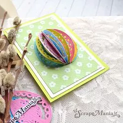 Нож "Пасха. Яичко кружевное 3D", 3,8х5 см (ScrapMania)