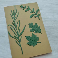 Набор вырубок "Гербарий. Дуб, клен и трава" Набор вырубок "Гербарий. Дуб, клен и трава"