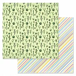 Набор бумаги 30,5х30,5 см "Ламы", 12 листов (ScrapMania)