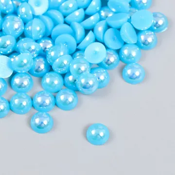 Набор полужемчужин "Голубой", 0,8 см (АртУзор)
