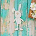 Украшение из чипборда "Зайка" (ScrapКрым) Украшение из чипборда "Зайка" (ScrapКрым)