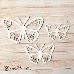Чипборд "Вечные странники. Шейкер. Бабочка маленькая" (ScrapMania)
