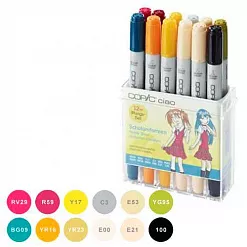 Набор маркеров Copic ciao, Schuluniformen