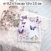 Нож "Палисадник. Бабочки кудрявые", 1,9х2,5 см (ScrapMania)