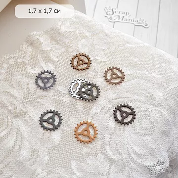 Нож "Девичья тайна. Деталь. Шестеренка", 1,7 см (ScrapMania)