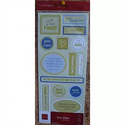 Набор наклеек с тиснением "Когда все дома" (Chatter Box) Набор наклеек с тиснением "Когда все дома" (Chatter Box)