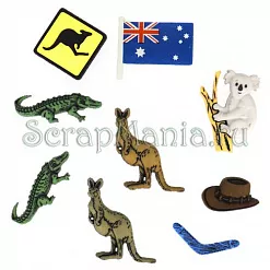 Набор пуговиц "Австралия" (Dress It Up) Набор пуговиц "Австралия" (Dress It Up)