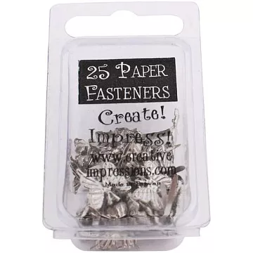 Набор брадсов "Бабочки серебряные" (Creative Impressions)