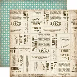 Набор бумаги 30х30 см "Homemade with Love", 12 листов (Carta Bella)