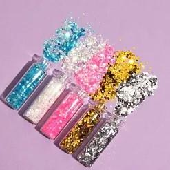 Набор глиттера "Блестки ассорти", 12 шт Набор глиттера "Блестки ассорти", 12 шт