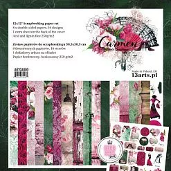 Набор 30х30 см "Carmen", 9 листов (13Arts)