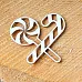 Украшение из чипборда "Леденцы" (ScrapКрым)