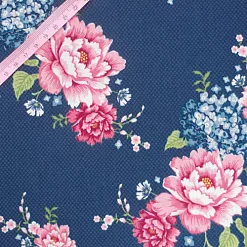Отрез ткани 50х70 см "Цветочный мотив, цвет синий" (Tilda) Отрез ткани 50х70 см "Цветочный мотив, цвет синий" (Tilda)