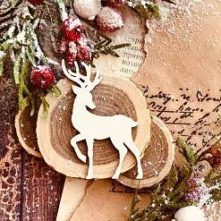 Чипборд "Благородный олень", 3,9х5,4 см (WoodHome)